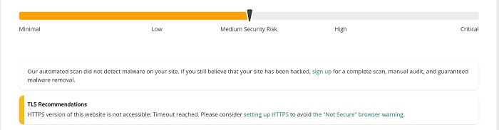 Medium Security Risk